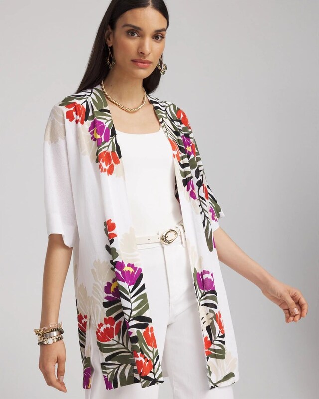 Summer Romance Blooms Midi Cardigan - image 1